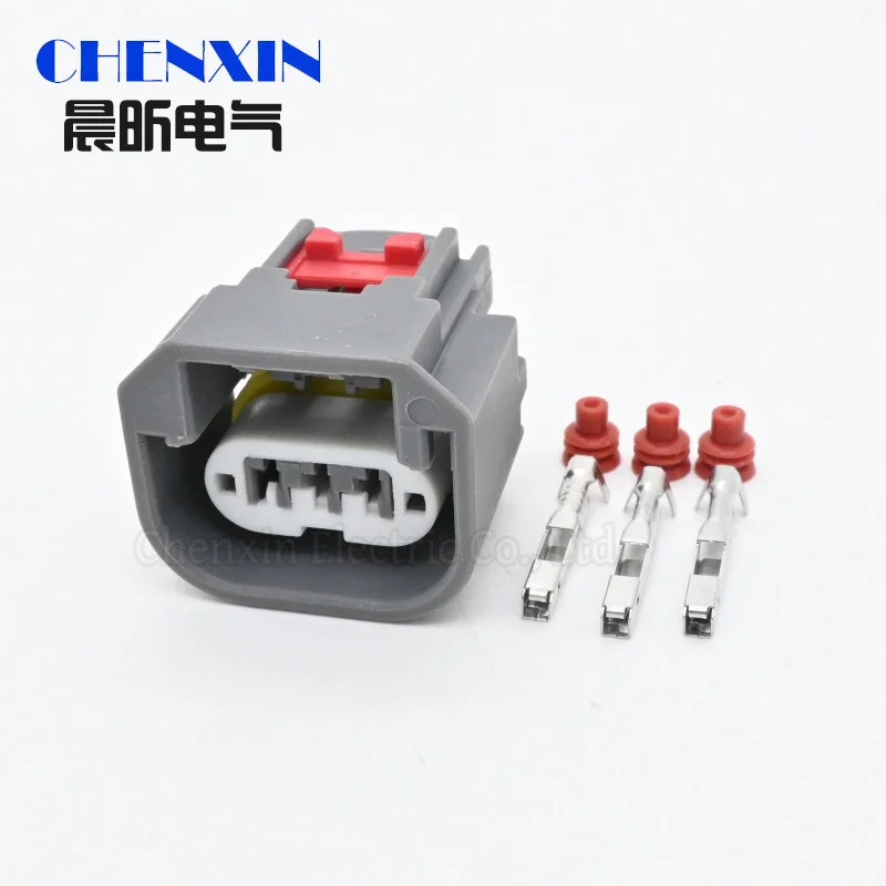 For JEEP Patriot Compass Wrangler Grand Cherokee 3 Pin Automotive Waterproof Connector Car Front Turn Signal Plug 7287-0955-30