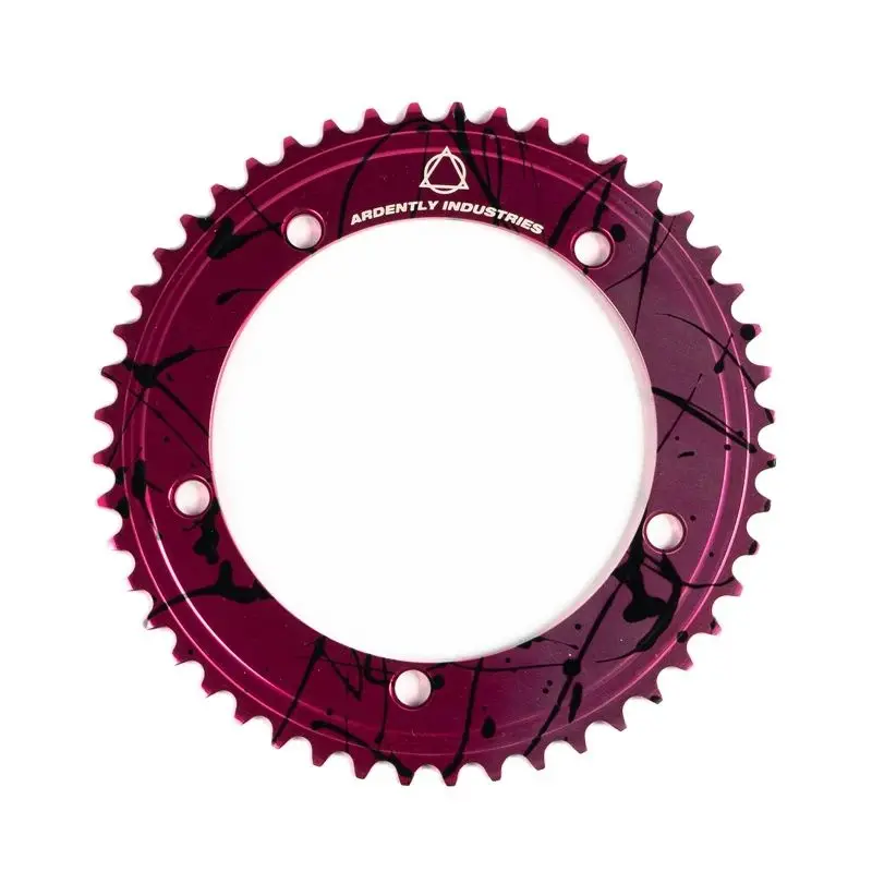 2024 ARDENTLY 144BCD Bike Chainring FixedGear Track Bicycle Single Disc Gear 48Tooth Chainwheel Crankset Tooth Plate Part BCD144