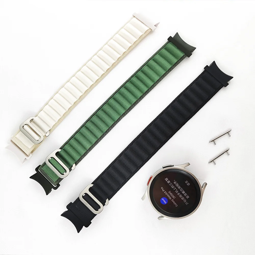 Alpine Loop For Samsung Galaxy Watch 6-5 Pro-4 44mm 40mm band sport G-hook Nylon No gaps bracelet Watch6 Classic 43mm 47mm Strap