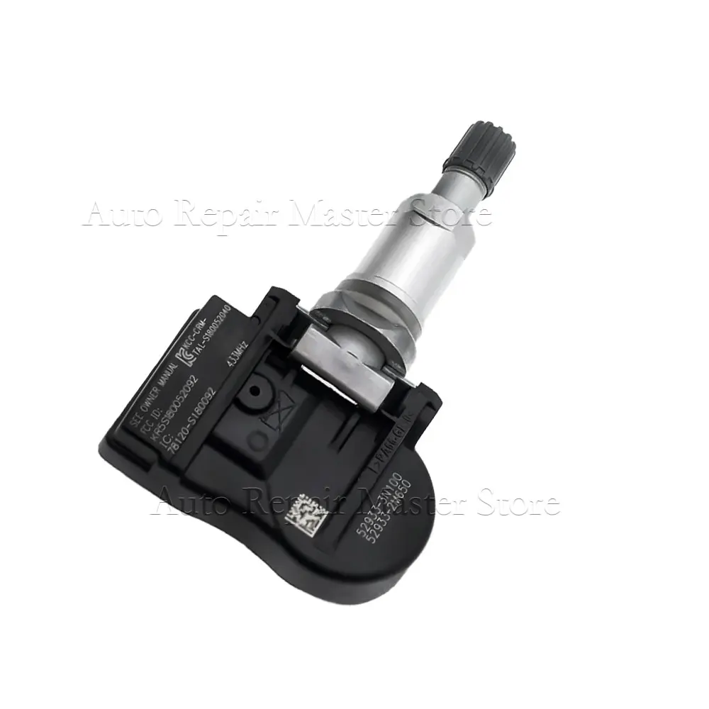 52933-3N100 مستشعر ضغط الإطارات 4 قطعة لشركة Hyundai Accent [HC] Genesis [DH] I30 [GD] Kia Ceed [JD] 433MHZ TPMS 529332 M650
