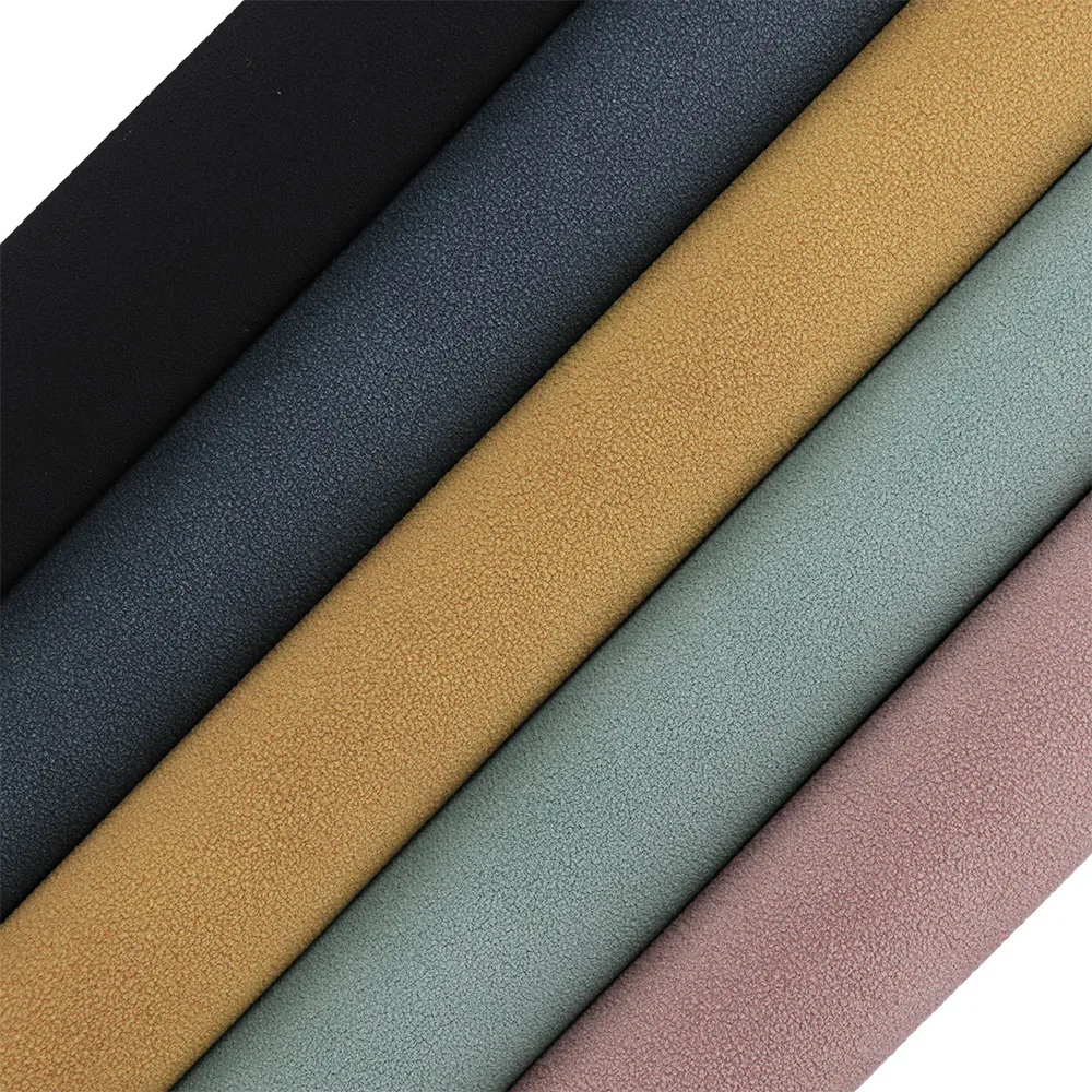 30x134cm Roll Plain Color Frosted Suede Sole Faux Syntetic Leather Fabric Material For Hair Bows Earring Handbags DIY KY008