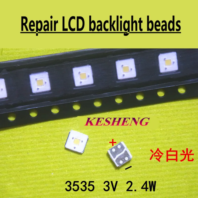 Li-M LED Backlight Flip Chip LED 2.4w 3v 3535 Cool White 153LM for LED Backlit LCD Applications 50PCS