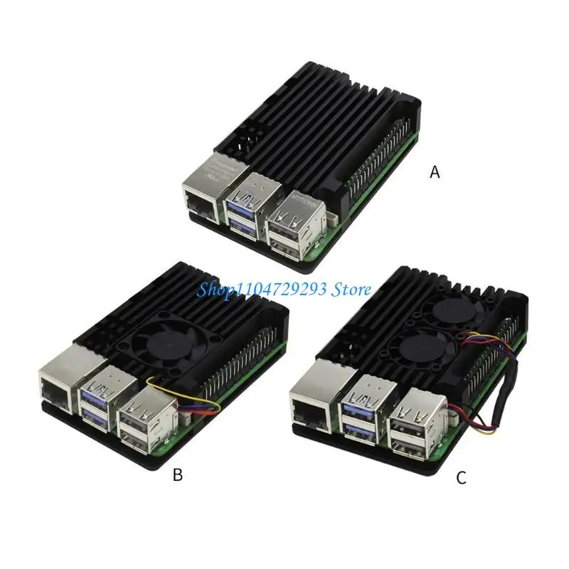 Case accesor aleación aluminio Y2GD con ventilador/ventiladores enfriamiento pasivo para caja disipación