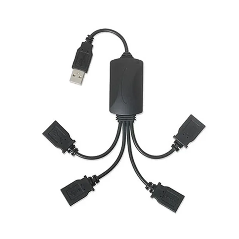 1 Male To 4 Female USB HUB Splitter extend cable USB 2.0 Extension Line Data Cable Power Adapter Socket Converter USB 2.0 Cable