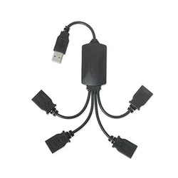 USB 허브 분배기 연장 케이블, USB 2.0 연장 라인, 데이터 케이블, 전원 어댑터 소켓 컨버터, USB 2.0 케이블, 1 수-4 암