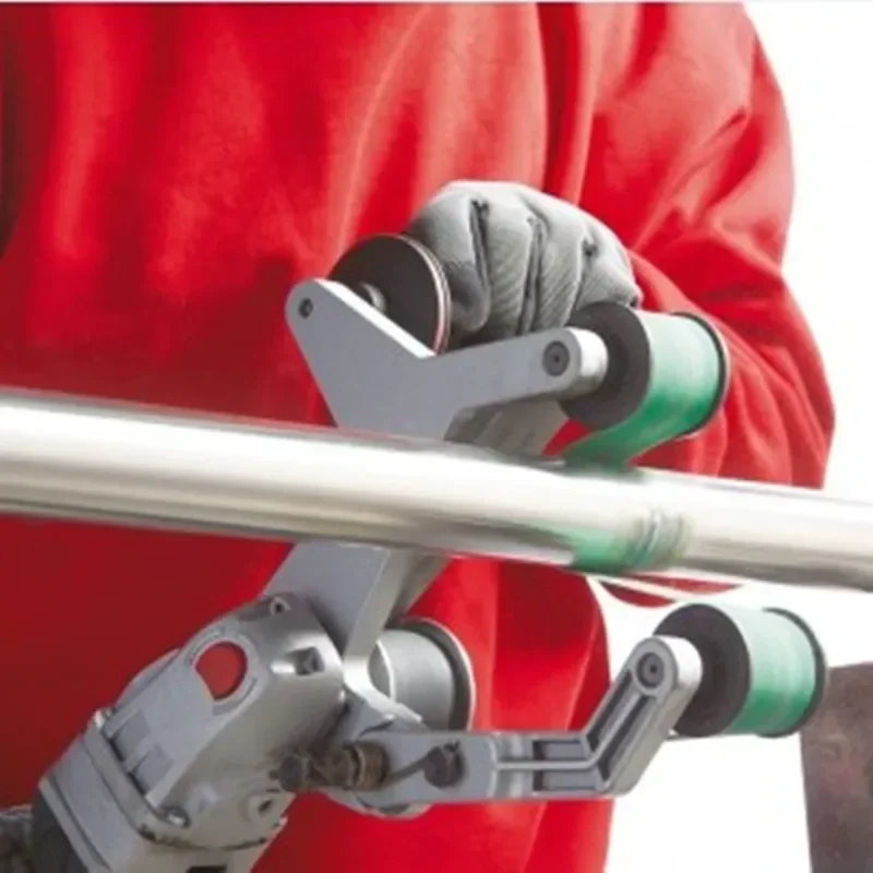 Máquina pulidora y de dibujos de tubos redondos 800W |   Lijadora de correa variable de 6 velocidades para eliminación de óxido de tuberías de acero inoxidable y acabado de espejo