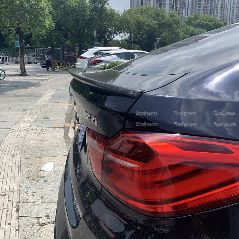 For Bmw F26 X4 Spoiler  2015 2016 2017 2018 ABS Material P Style Rear Trunk Lip Spoiler Car Accessories