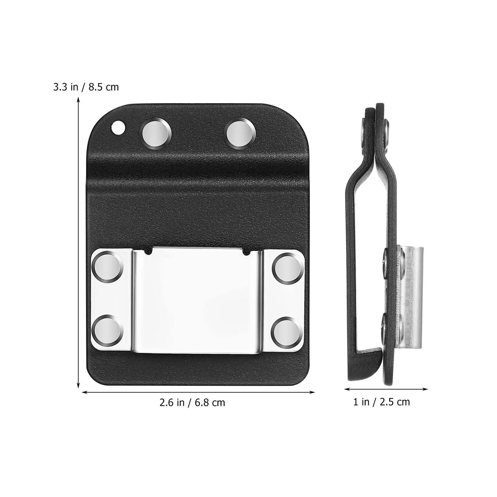 Tape Measure Belt Holder Stainless Steel Nylon Portable Tool for Construction Carpentry Work Tape Measure Holder