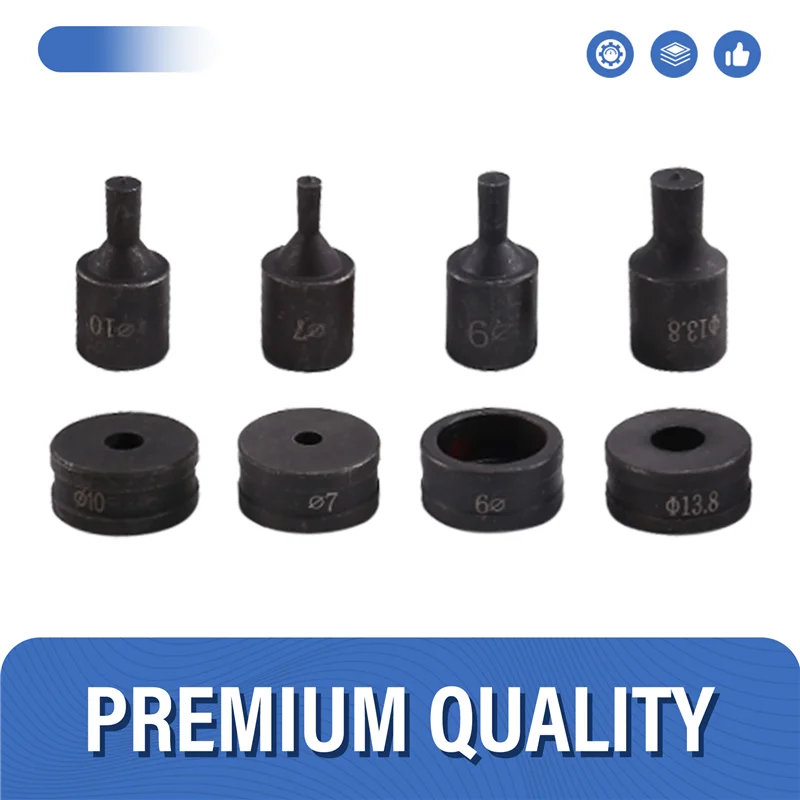 

AS59 CH-70 4 Pc Hydraulic Punch Die Set-Round Hole Stamping Mold For Metal Fabrication-High-Carbon Steel