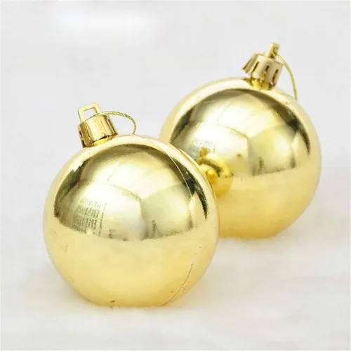 Partifabrik Christmas Gold Ball Tree Ornament 6 cm