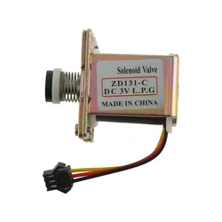 ZD131-B Universal Gas Water Heater Solenoid Valve DC 3V Self-Priming Solenoid Valve Parts With Threaded Water Heating