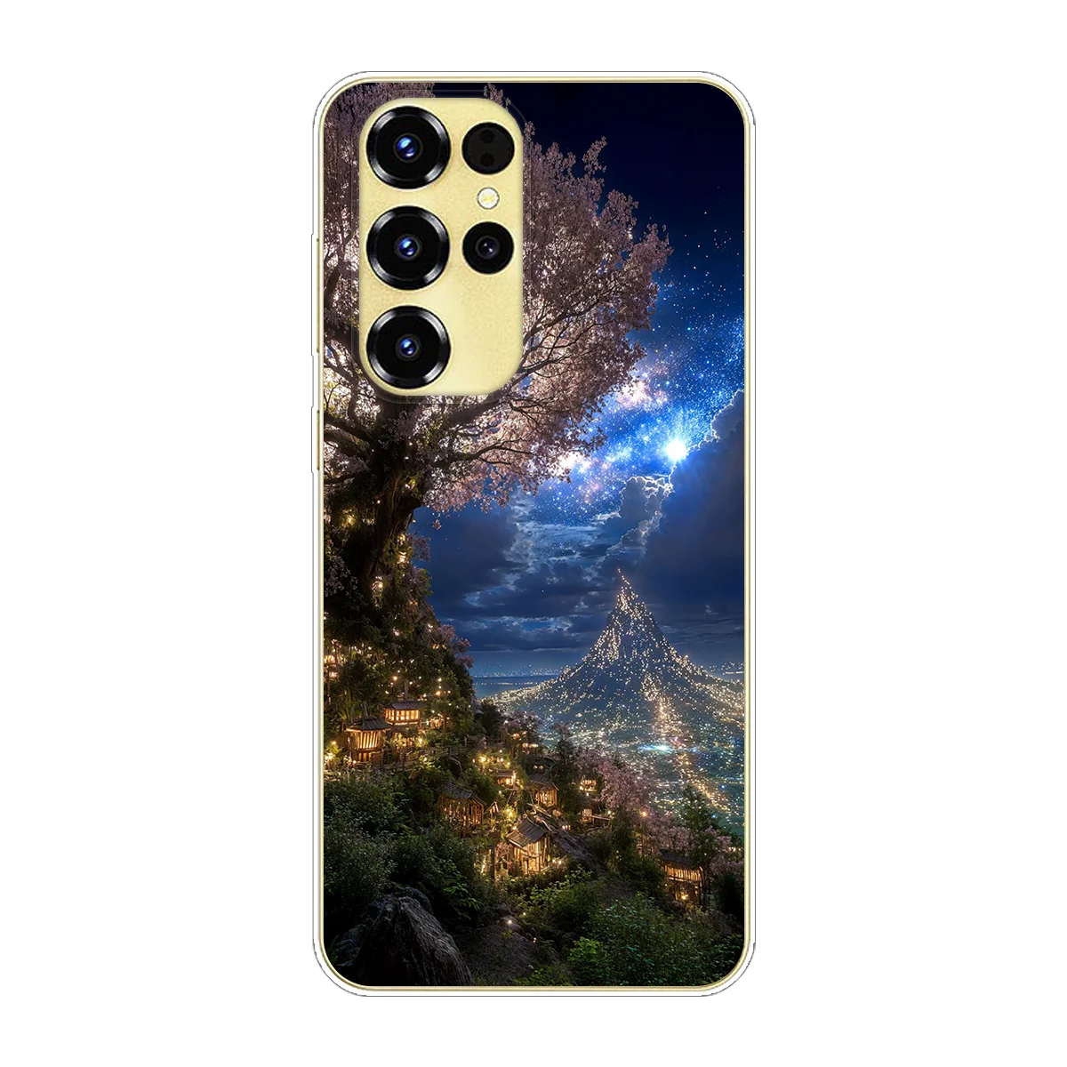 Funda elegante transparente co - Phone Cases Yellow reseña y precio