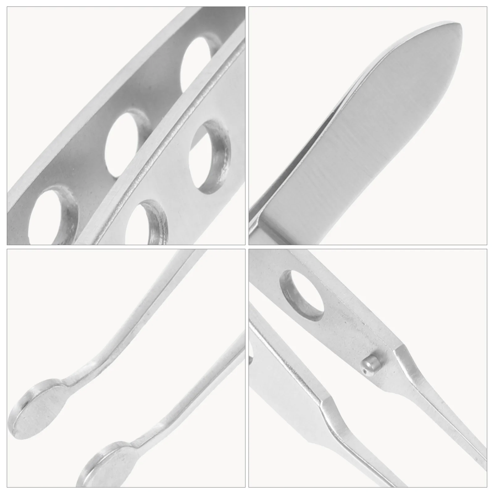 Stainless Steel Meibomian Gland Expressor Eyelid Massage Tweezers Rust Proof Non Slip Eyelid Massage Tool Meibomian Gland Forcep