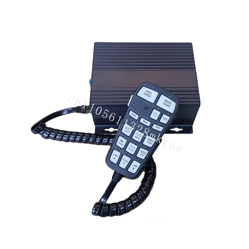 

New New Arrival 100W 12v Remote Control Firefighter Ambulance Siren Horn Amplifier