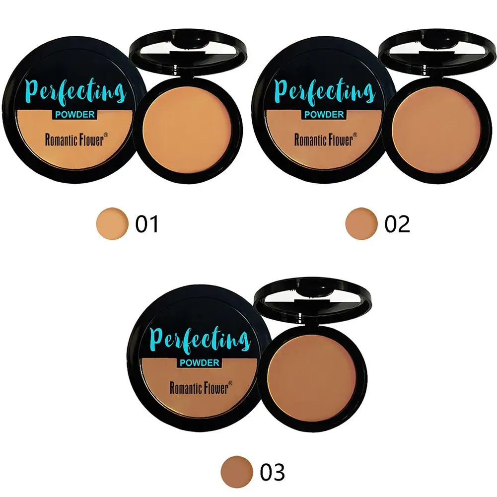 Brandneues, dunkles, gepresstes Puder, mattes, weizenfarbenes Bronzing-Puder, Foundation, schweißfest, langanhaltend, wasserfest, tragbares Make-up