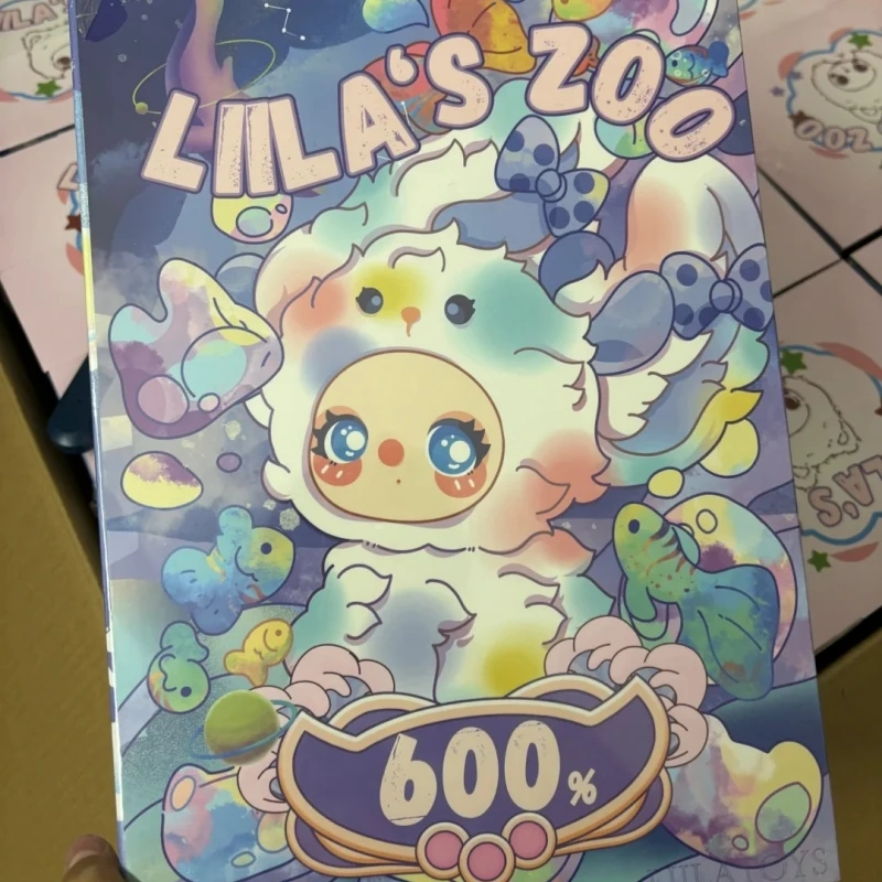 Autentyczna 600% Liila Cat Liila'S Zoo Series Mystery Box Modna winylowa pluszowa lalka Śliczna duża figurka lalki Zbieraj zabawkę dla dzieci Prezent