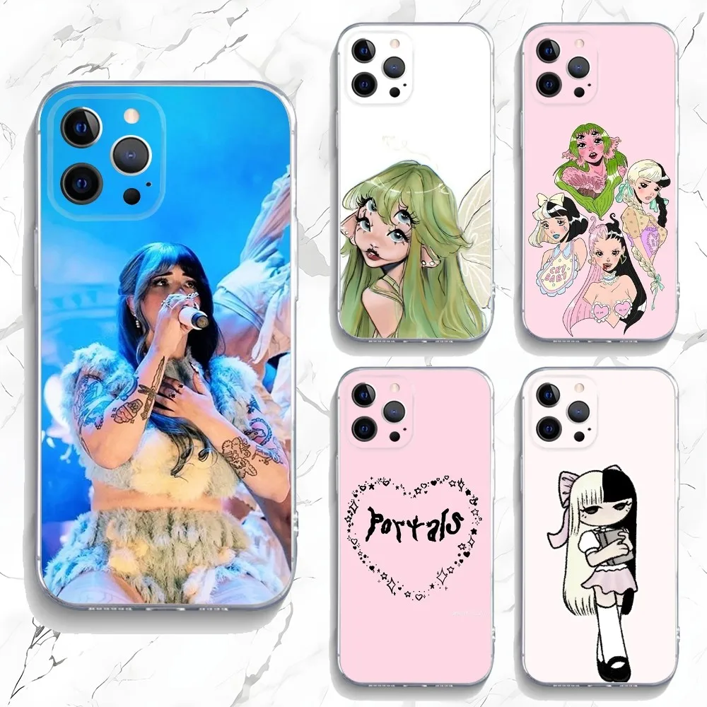 Singer Melanie Martinez Portals Phone Case For iPhone 15,14,13,12,11 Plus,Pro,Max,XR,XS,X,7,8 Plus,SE,Mini Transparent Silicone