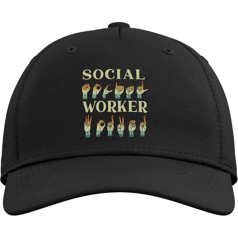 Social Worker Social Working Job Profession Adjustable Baseball Hat