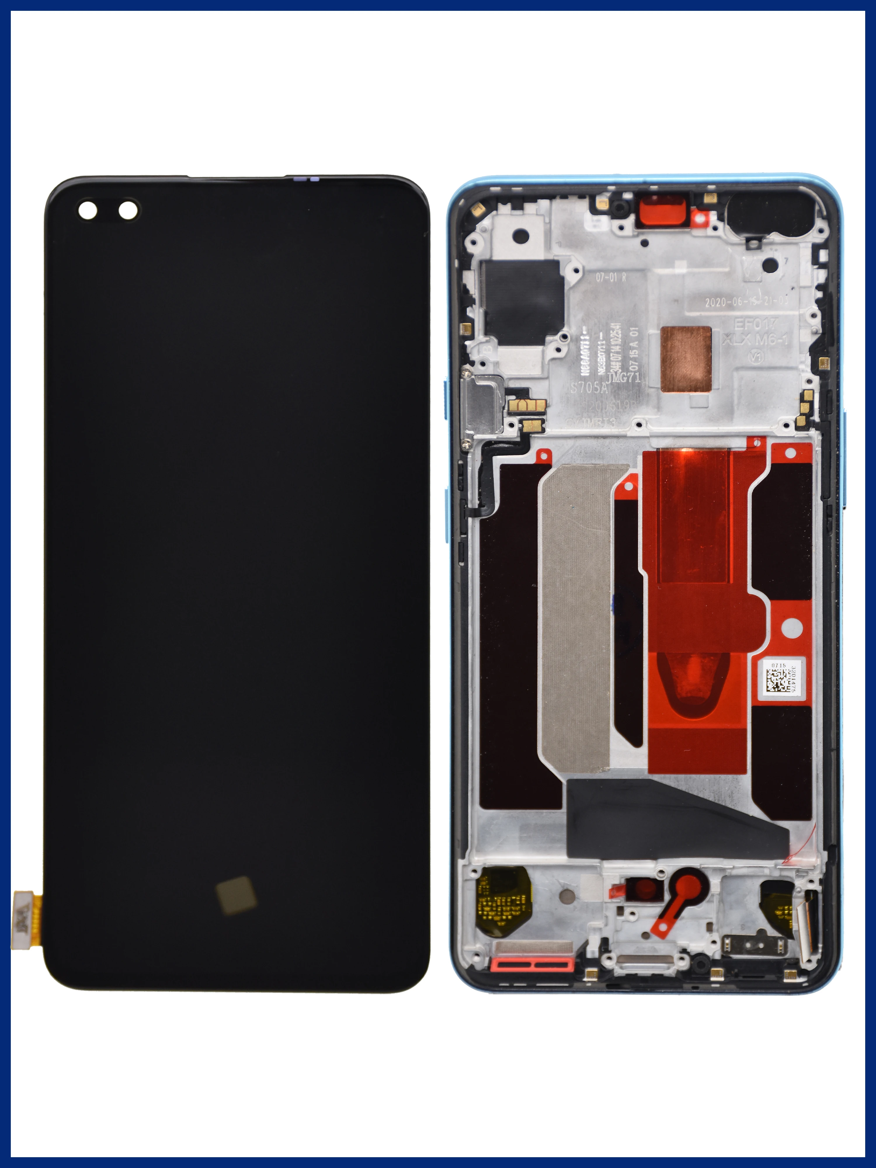 AMOLED Replacement For OnePlus Nord LCD Display Touch Screen Digitizer Assembly For OnePlus 8 NORD 5G / OnePlus Z AC2001 AC2003