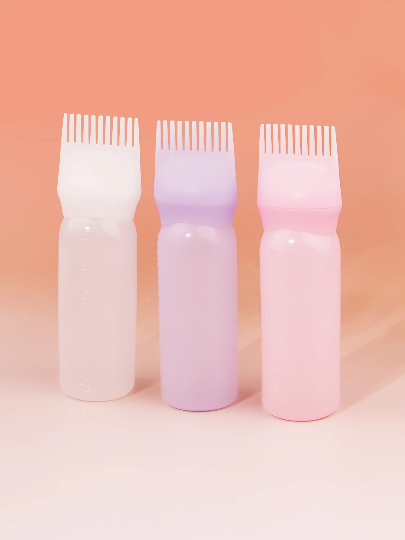 1PCS root comb applicator, durable shampoo bottle, designed specifically for home salon hairdressers