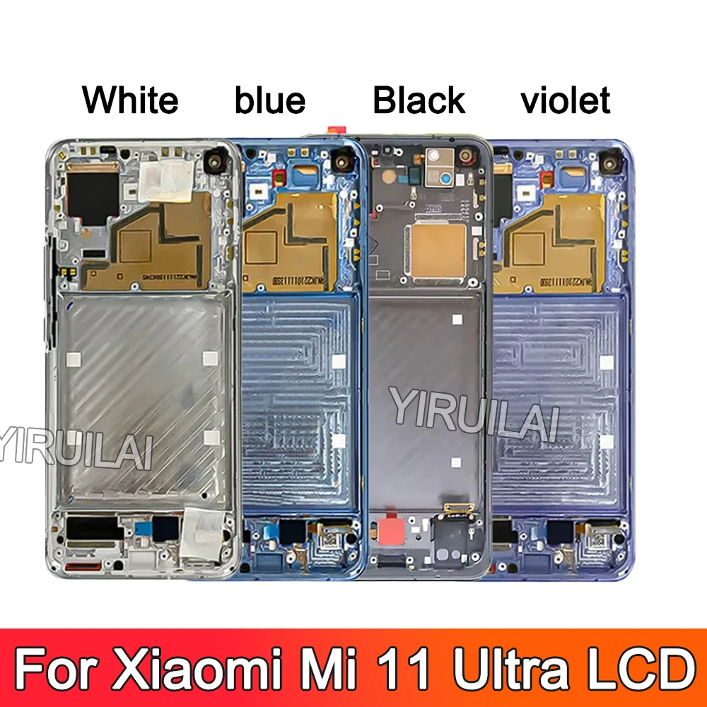 6.81'' For AMOLED Display For Xiaomi Mi 11Ultra LCD Touch Screen Assembly For Xiaomi Mi 11 Ultra M2102K1G LCD Screen Department