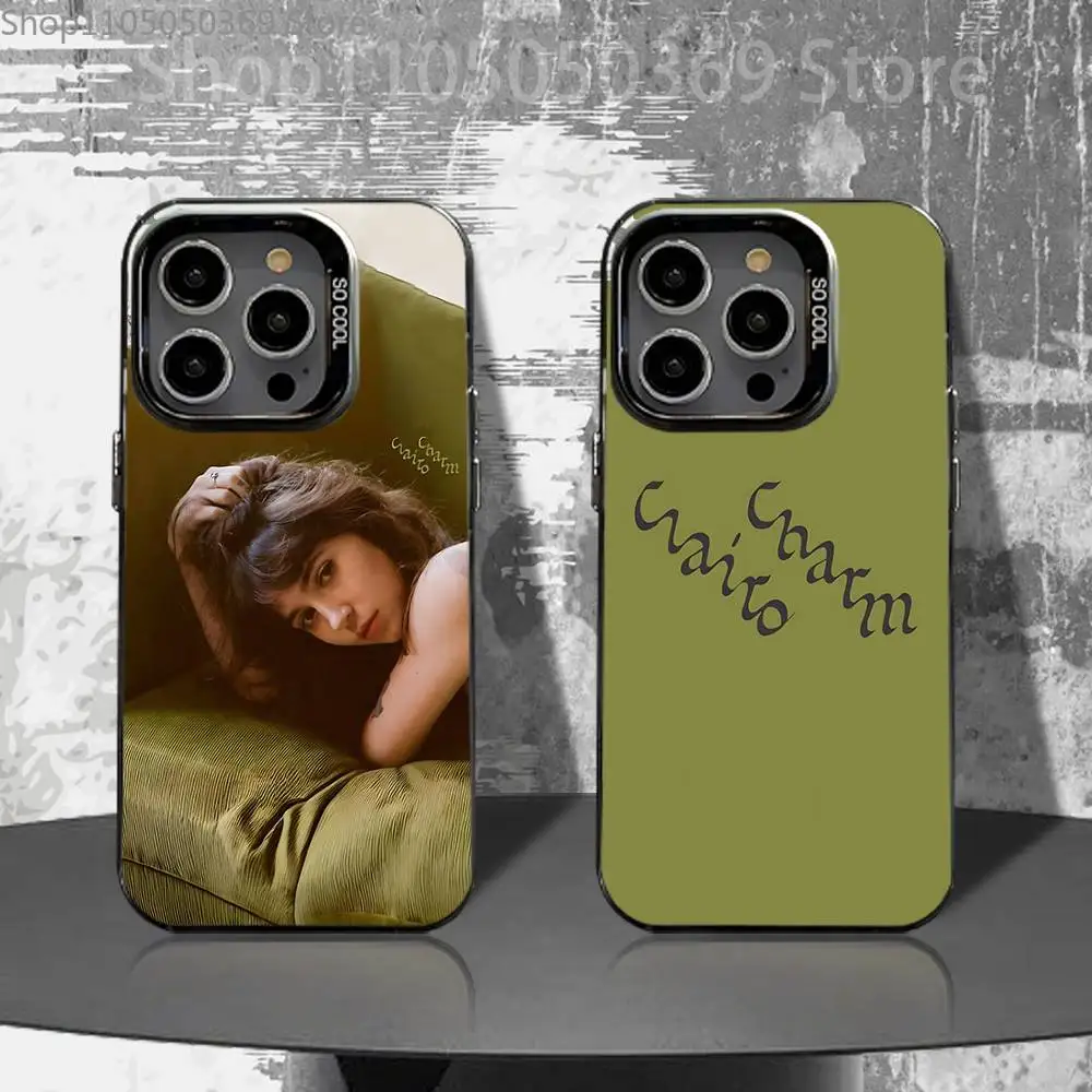

Clairo Sexy to Someone Phone Case For iPhone 16,15,14,13,12,11,Pro,XS,Max,Plus,Mini,SE4,E Black Matte Shockproof Cover