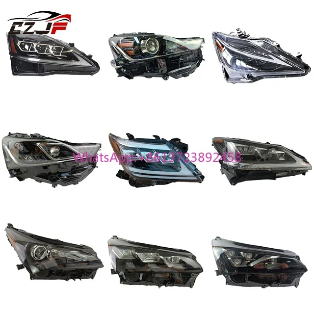

Led Head Light for lexus Ct 200h Headlights 2016-2021 Front Bumper Lip Rear Front Headlight Black Upgrade