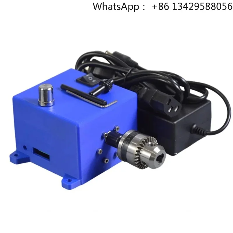 High Torque 545 DC 24V Motor Kit Variable Speed Reversible Rotation with Collet Chuck Foot Switch
