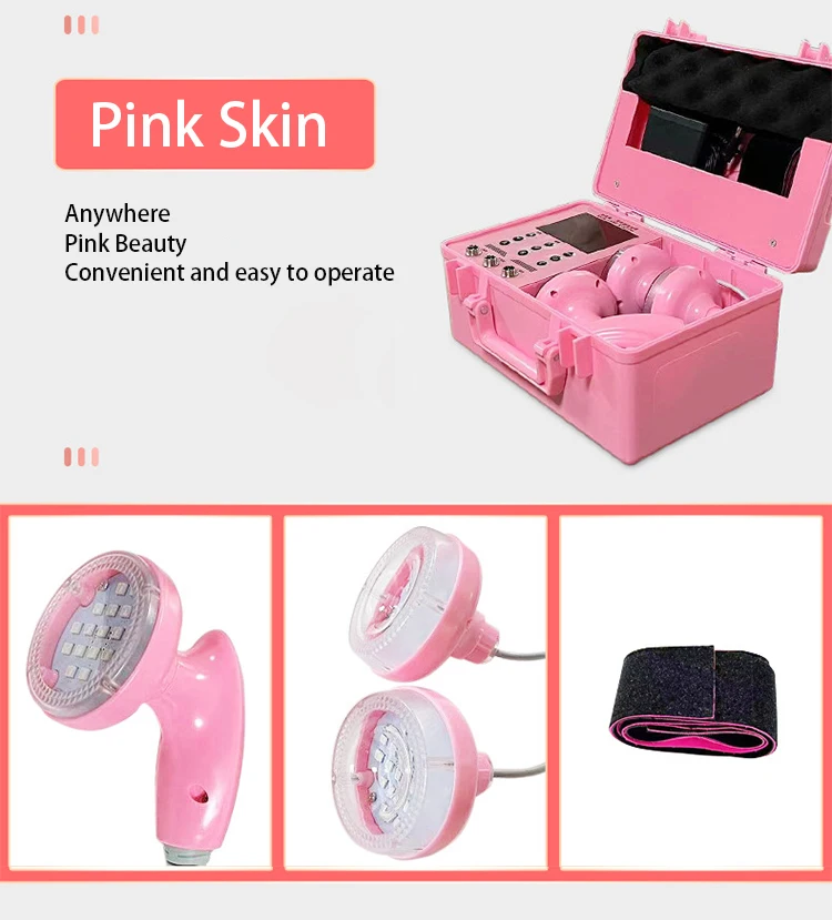 2025 Strongest Relaxing Message Buttock Enhancement Suction Lifter Butt and Hips Pump Enlargement Pink PDT LED for Private Pink