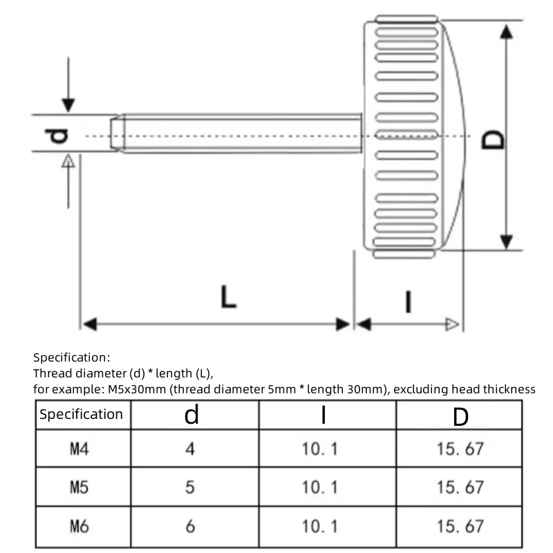 M4 M5 M6 Carbon Steel Plastic Round Head Straight Pattern Hand Twisted Adjustable Screw Cylindrical Bakelite Handle Bolts