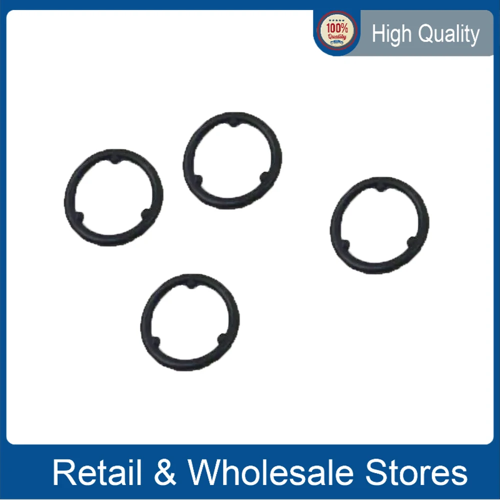 4Pcs Oil Radiator Seal Sealing Ring 04E 115 111 E 04E115111E for EA211 Polo Sagitar Lamando Santana Tiguan Bora Touran A3 Q3 Q2L