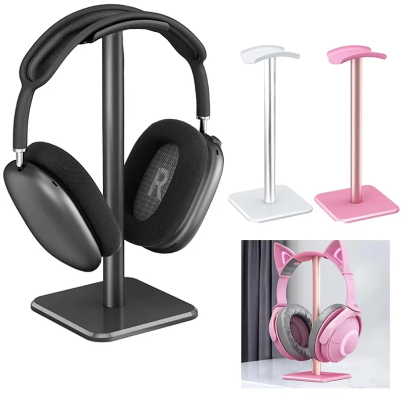 Aluminium Legierung Metall Headset Ständer Halter Kopfhörer Rack Halterung Aufhänger Flexible Kopfhörer Gamer Aufhänger Organizer Display Unterstützung