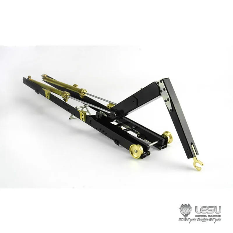 LESU 1/14 Truck Roll-off Full Unloading Metal Drum Modification Upgrade Hydraulic Kit