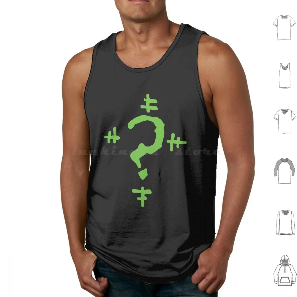 Question Sign From Villain Tank Tops Vest Sleeveless Riddler Robert Pattinson Superhero Superheroes The 2022