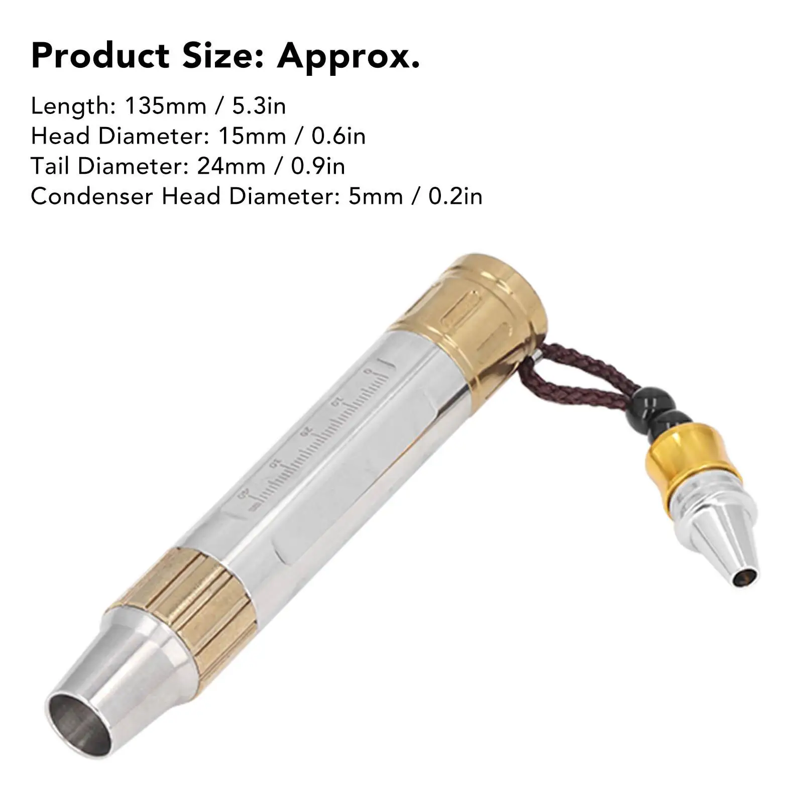 Mini lanterna LED portátil para identificação de joias - tocha de jade e pedras preciosas