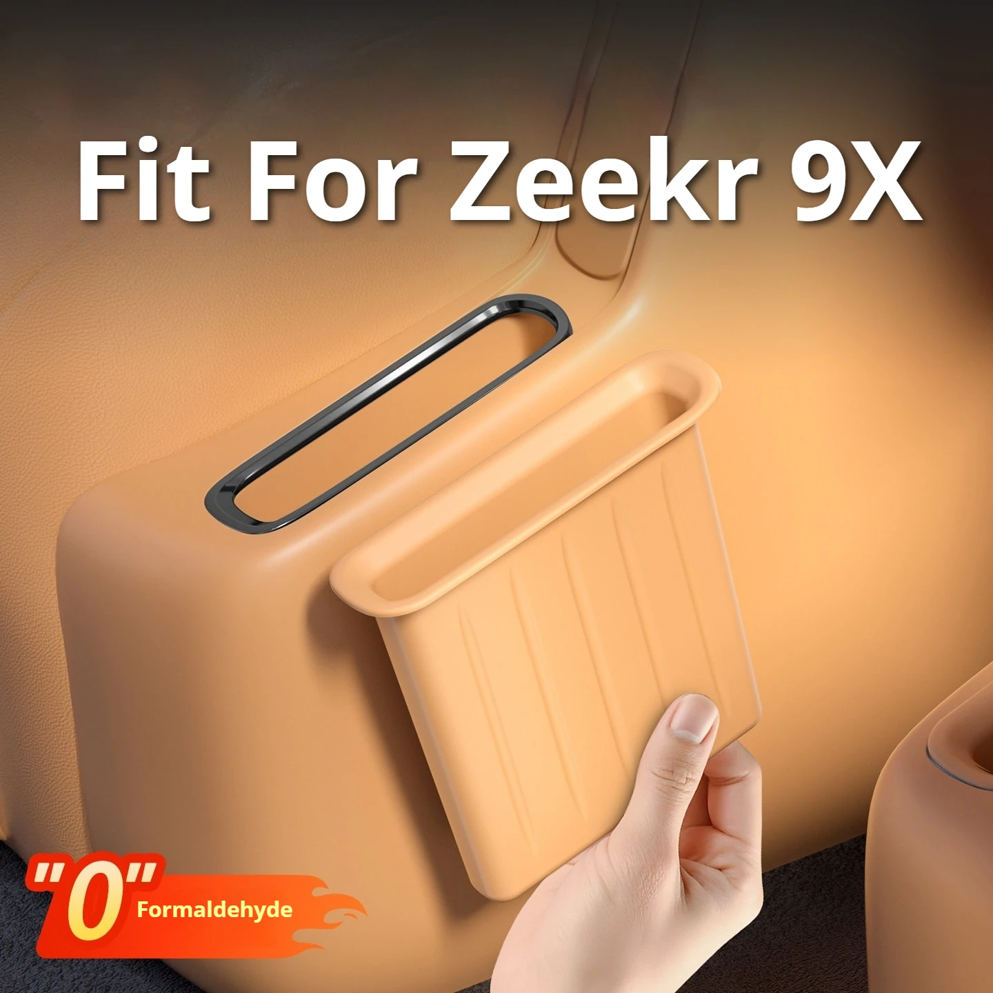 

Подходит для Zeekr 9X: Органайзер для второго ряда сидений, слот для телефона, силиконовая накладка, декоративная модификация интерьера