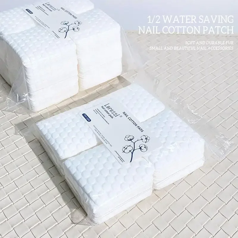 200/500 pezzi tampone di cotone per unghie rimozione smalto gel pulito tovaglioli per manicure salviette senza pelucchi detergente in cotone tamponi di carta strumento per vernici