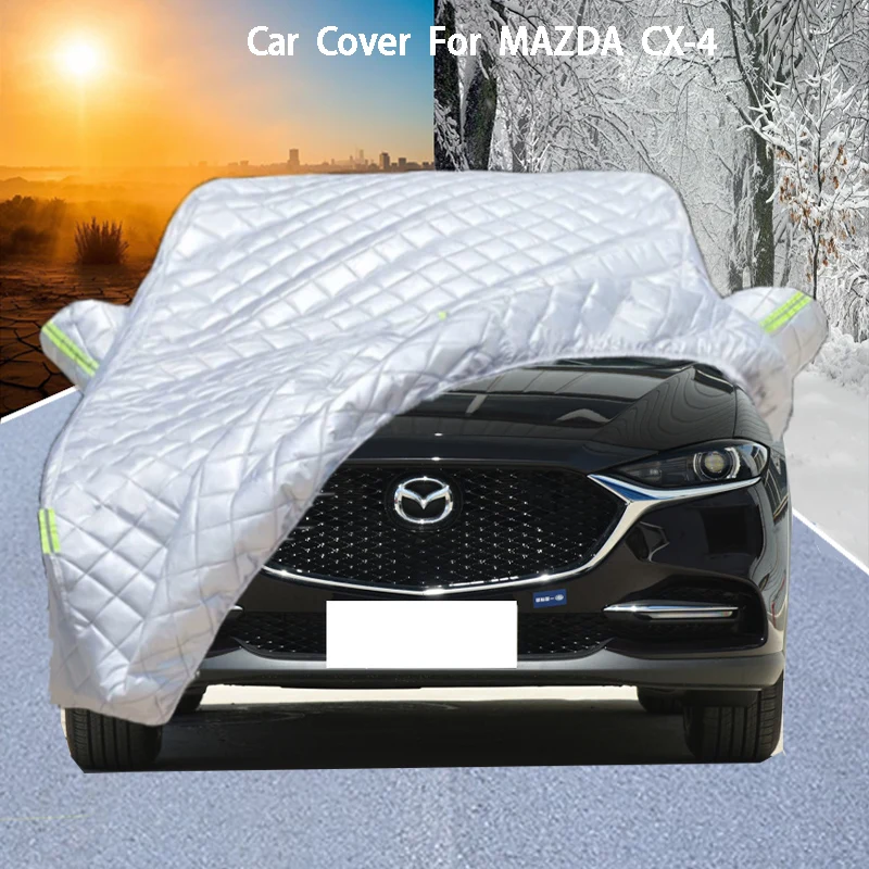 

For MAZDA CX-4 Car Cover Delivers Hail Protection, Scratch Guard, prevents paint Peeling Rain & Snow Resistance