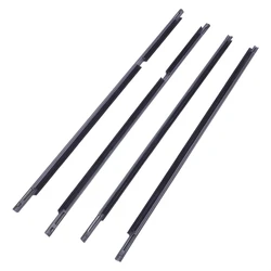 4PCS Front Rear Door Belt Molding Weatherstrip for Toyota Land Cruiser FJ80 FZJ80 HDJ80 1991-1998 for Lexus LX450 1996-1998