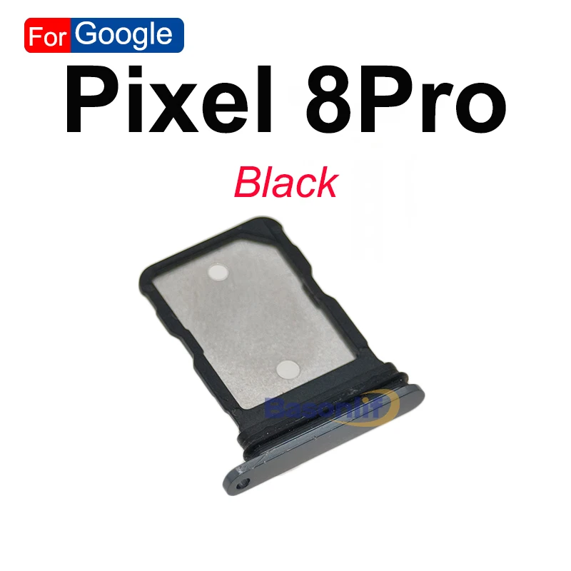 Basonlif SIM Tray Holder For Google Pixel 8 Pro 8Pro 8A Sim Card Replacement Parts