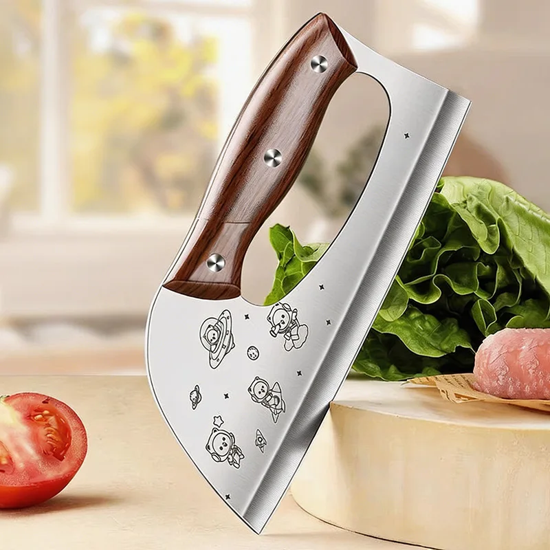 New Stainless steel Kitchen knife Labor saving household sharp Chef's Knife Kitchen Slicing for meat and vegetables cooking tool