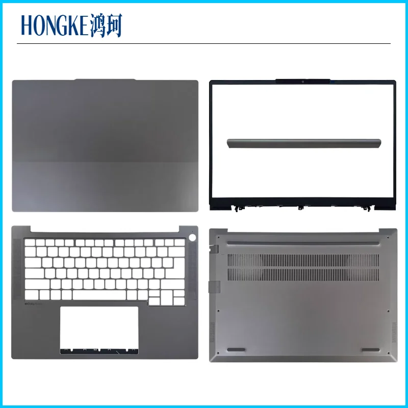 

Новый Hongke для Thinkbook14 G6, задняя крышка ЖК-дисплея, передняя панель, упор для рук, верхняя часть корпуса, нижняя часть корпуса