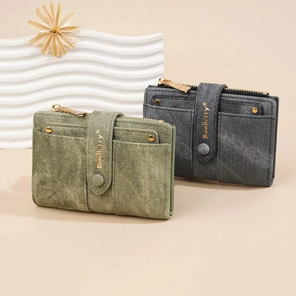 

Высококачественный короткий кошелек из искусственной кожи на молнии, вместительная сумка для карт, многофункциональный держатель для карт с несколькими слотами для женщин и мужчин