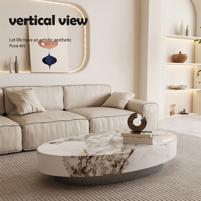 Minimalist Italian Coffee Table Living Room Postmodern Italian Luxury Aesthetic Coffee Table Trendy Couchtisch Salon Furniture