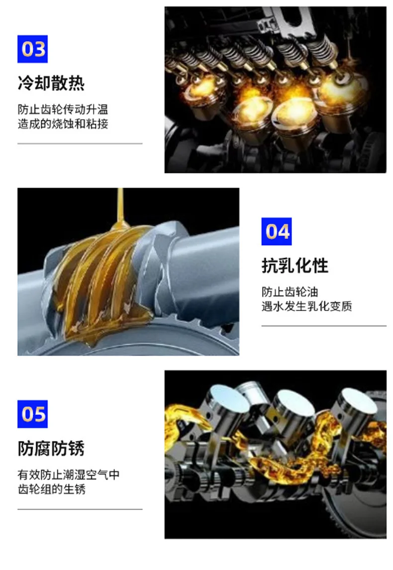 ينطبق على Cummins Blue Supreme Engine زيت محرك الديزل الخاص زيت التشحيم الأزرق العليا CI-4 15W40 18 لتر #6