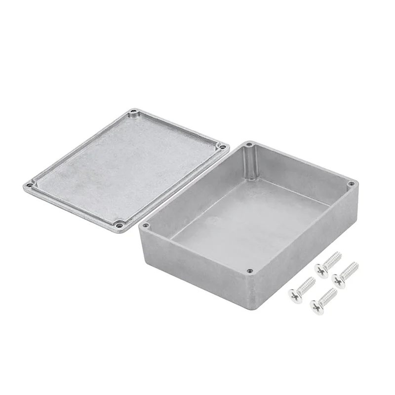 A69P-3PCS 1590BB الغيتار دواسة الضميمة الألومنيوم دييكاست ستومب صندوق حالة تبديل صندوق التبديل 120X94.5X34mm #2