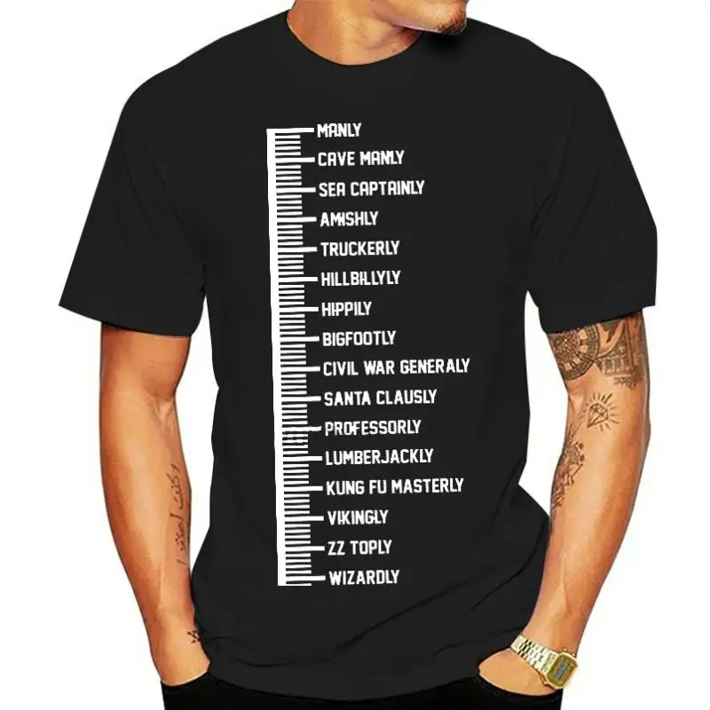 Title: Beard Scale Dad Grandad T-shirt Top Tee Hipster Unisex Mens Premium Quality men t shirt