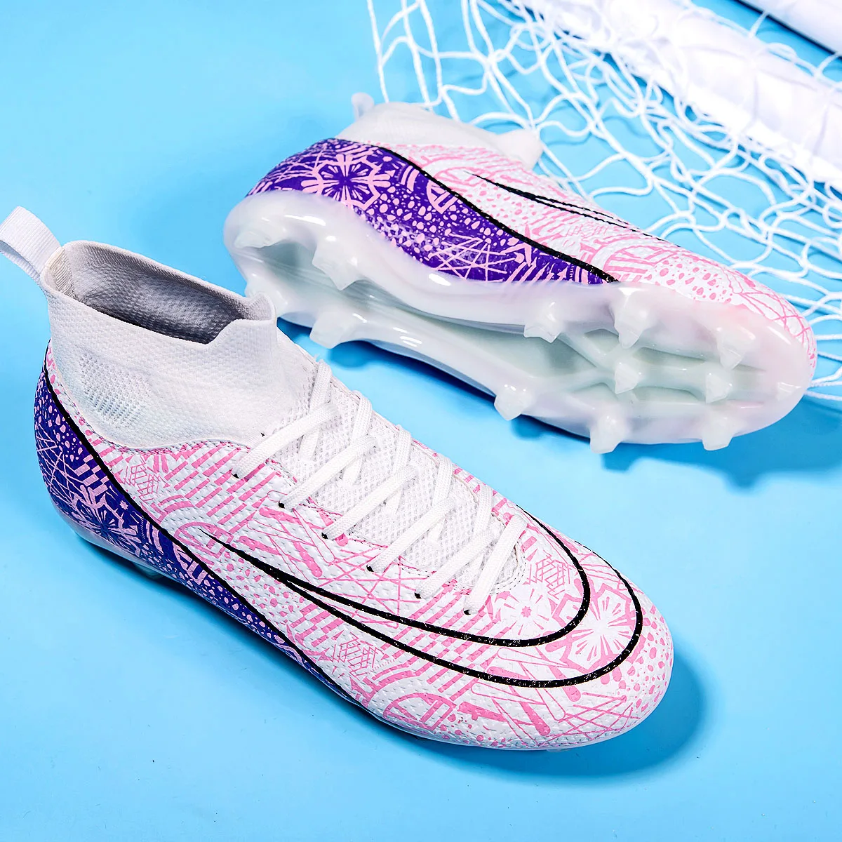 New unisex sports football shoes, training shoes, field turf competition, multi color optional, wear-resistant and anti slip