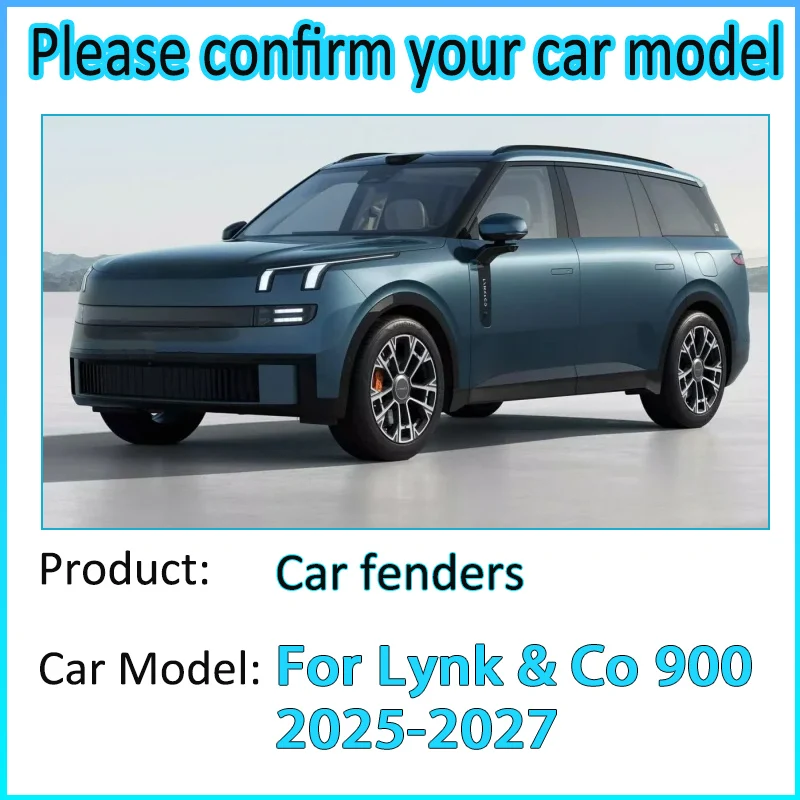 

For Lynk Co 900 Car Accessories 2025 2026 2027 Car Rear Inner Lining Mudguards Wheel Fenders Splashguards MudFlaps Protect Tools
