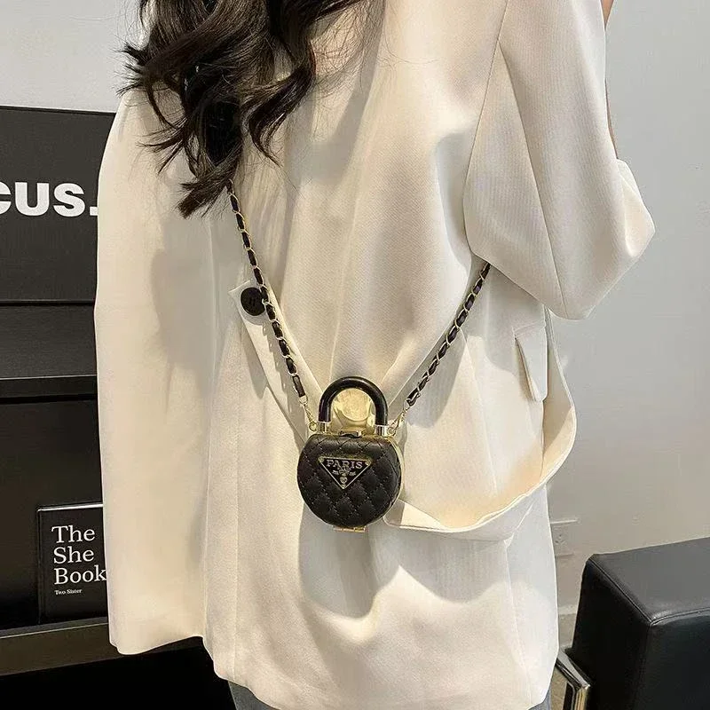 Torebka na ramię 2025 Fashion Mini Texture Retro Design Mała Codzienna Torba na Zakupy Modna Rekreacyjna Personalizowana